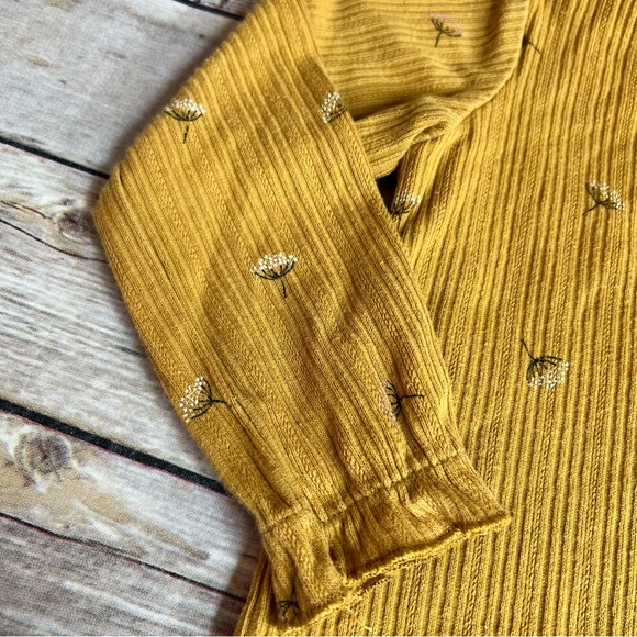 Zara Baby Ribbed Wildflower Top 9-12m - Picture 3 of 5
